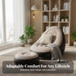 ✨ Premium Inflatable Lazy Sofa Chair with Footrest | Luxury Air Lounge Seat for Home & Relaxation