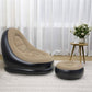 ✨ Premium Inflatable Lazy Sofa Chair with Footrest | Luxury Air Lounge Seat for Home & Relaxation