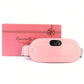 ✨ Cordless Heated Period Cramp Relief Belt – Rechargeable Menstrual Heating Pad with LCD Display & Adjustable Waist Strap