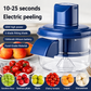 Efficient Automatic Electric Fruits and Vegetable Peeler  Garlic, Onion, Fruits & Vegetables  | Fast Kitchen Helper