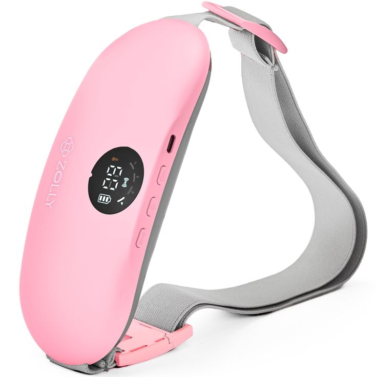 ✨ Cordless Heated Period Cramp Relief Belt – Rechargeable Menstrual Heating Pad with LCD Display & Adjustable Waist Strap